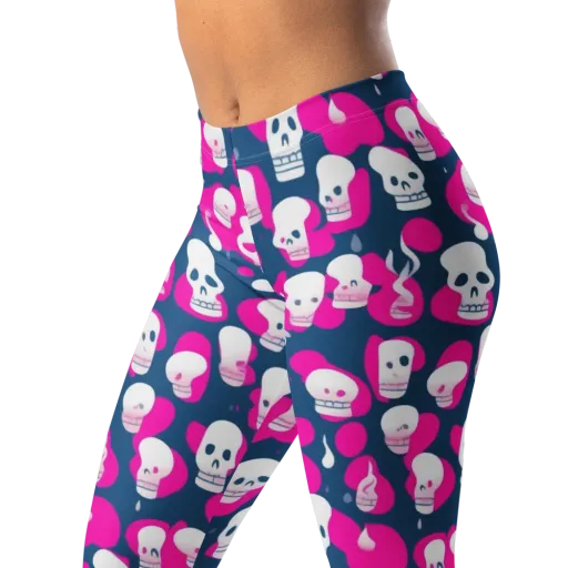 Pink Requiem on a Leggings