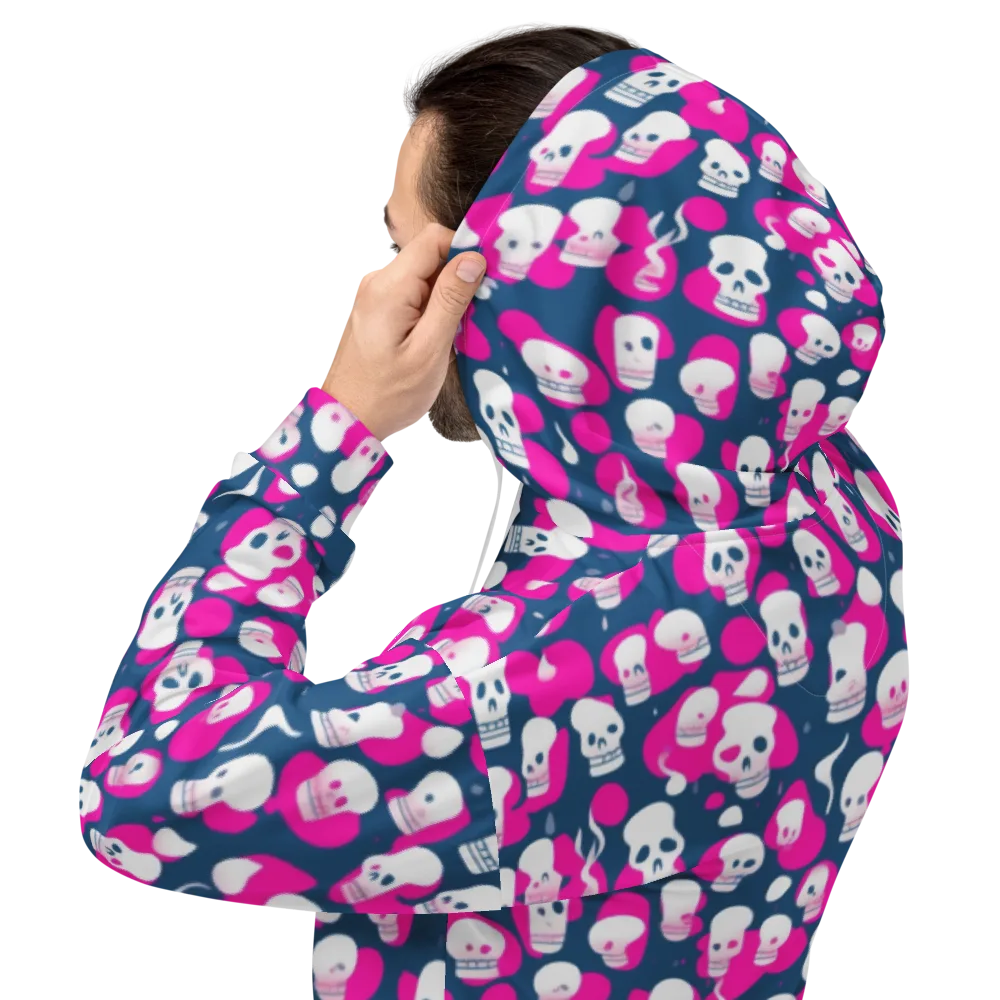 Pink Requiem on Hoodie — Back