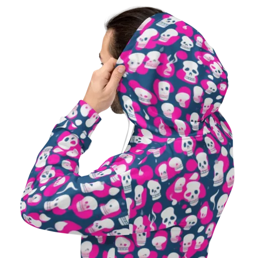 Pink Requiem on a Hoodie