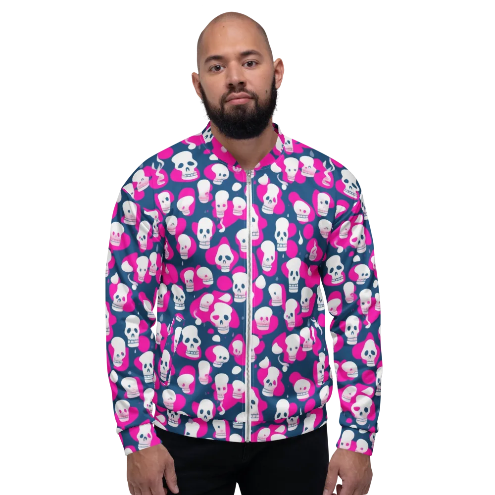 Pink Requiem on Bomber Jacket — Front