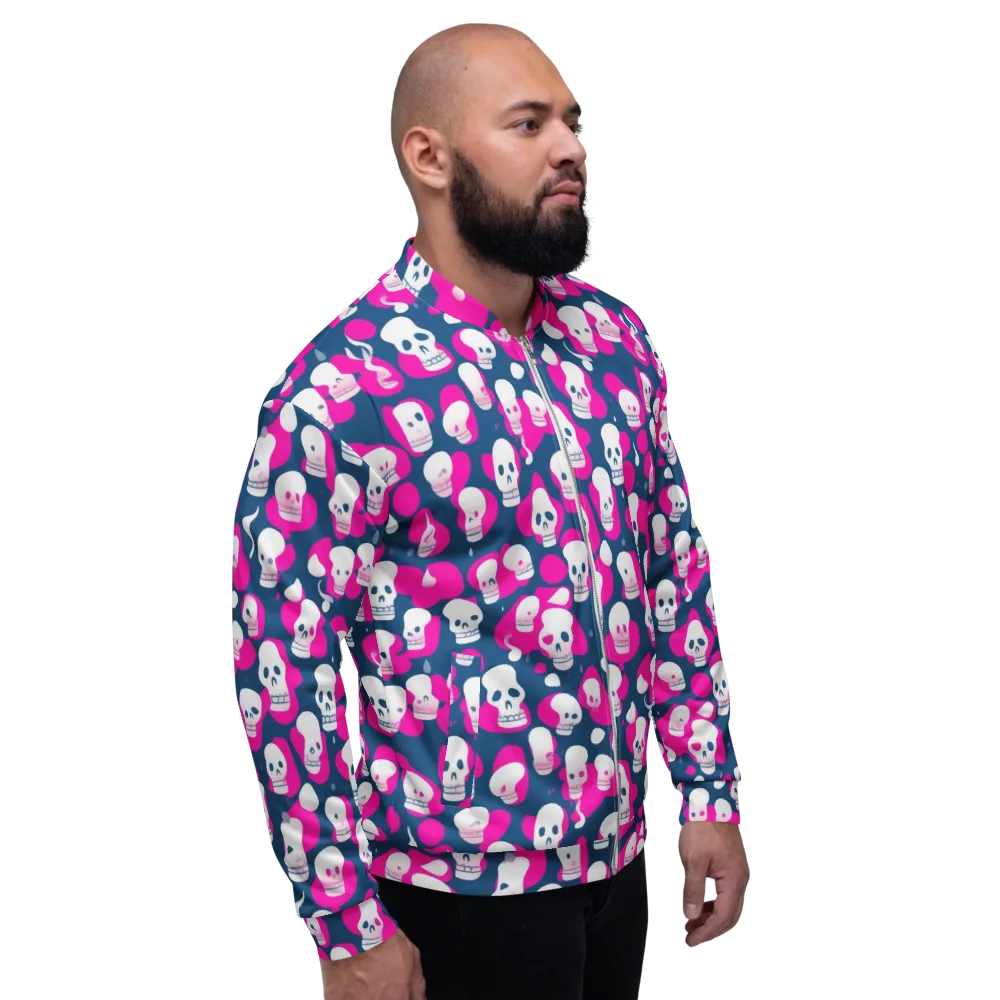 Pink Requiem on Bomber Jacket — Right