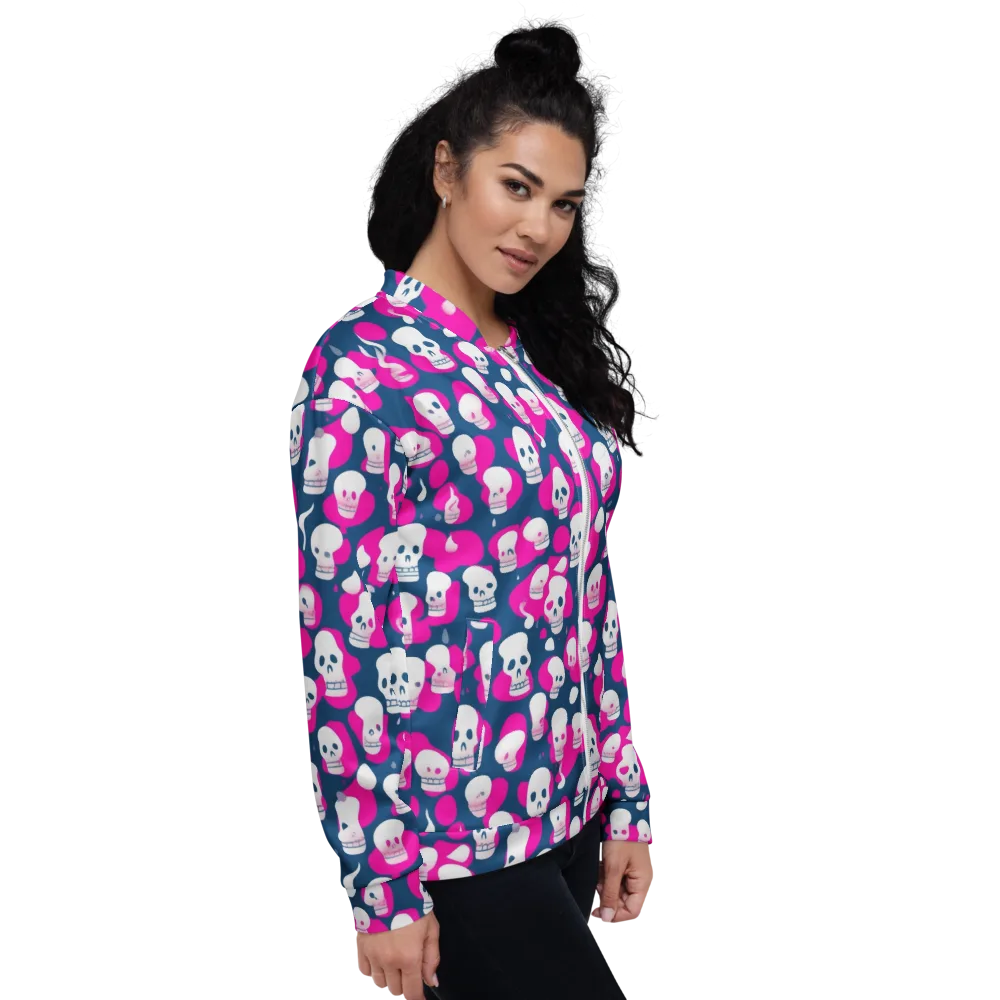 Pink Requiem on Bomber Jacket — Right