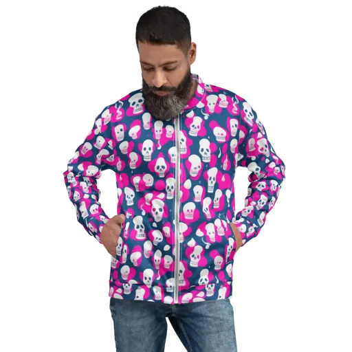 Pink Requiem on a Bomber Jacket