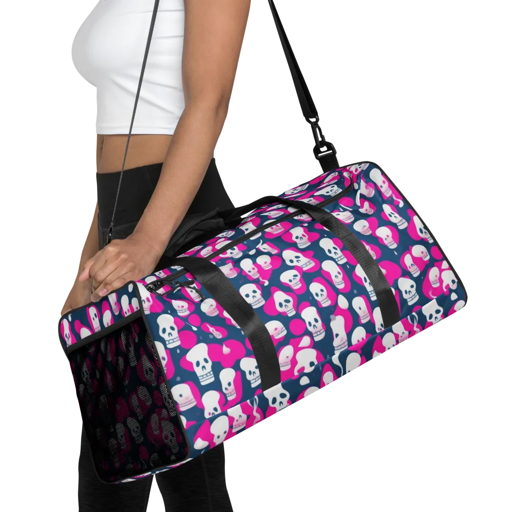 Pink Requiem on Duffle Bag — Front