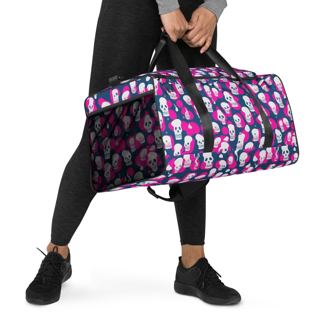 Pink Requiem on Duffle Bag — Right Front