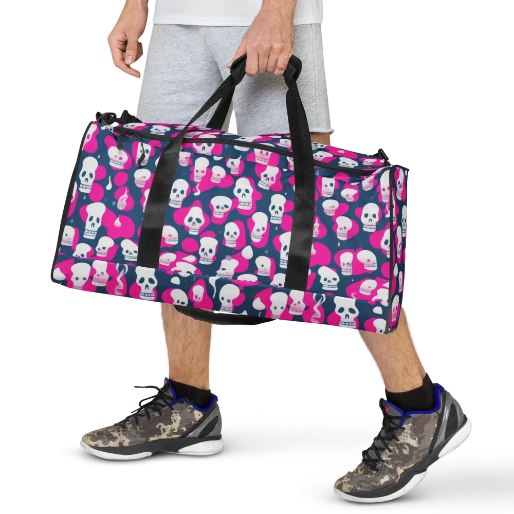 Pink Requiem on Duffle Bag — Front