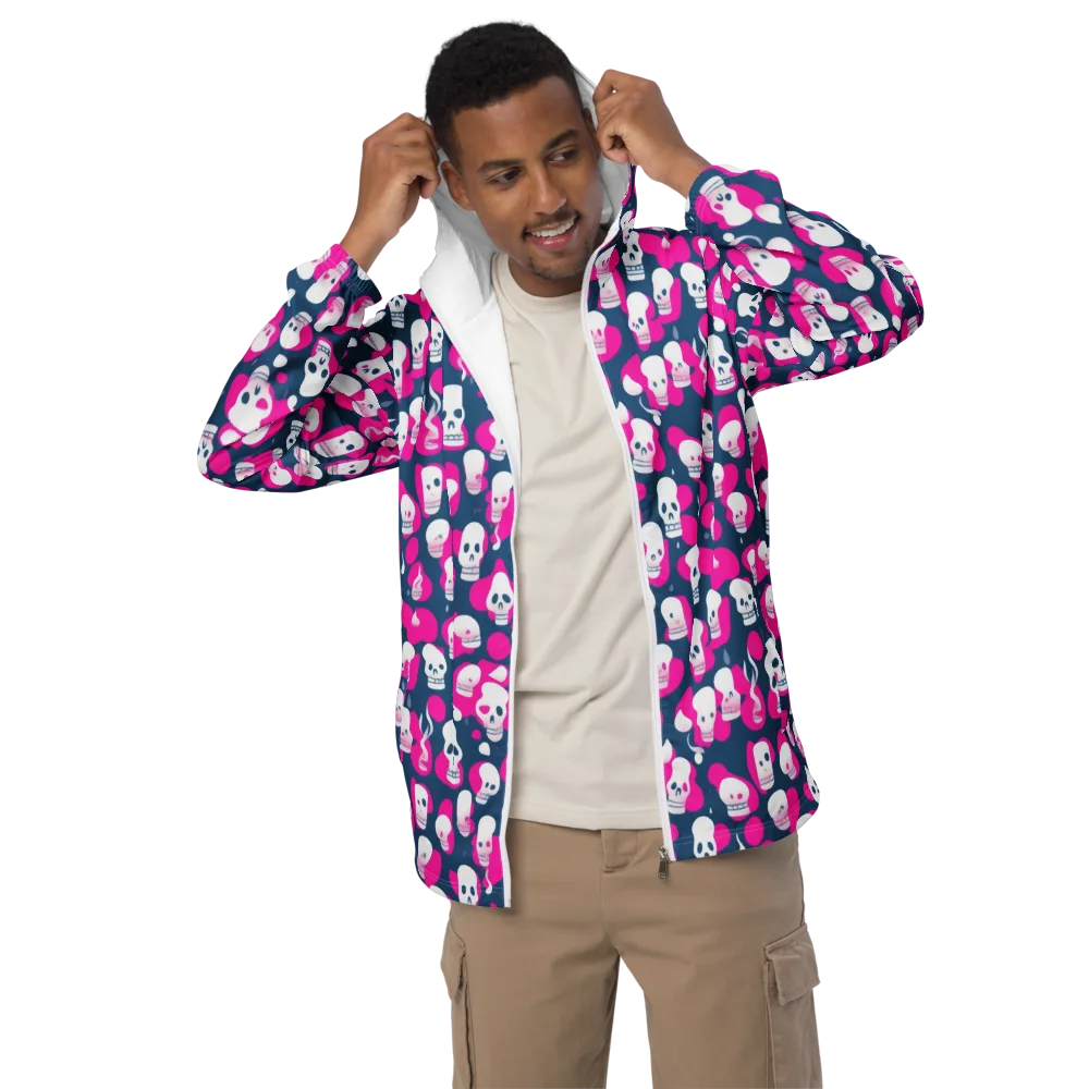 Pink Requiem on Men's Windbreaker — Front
