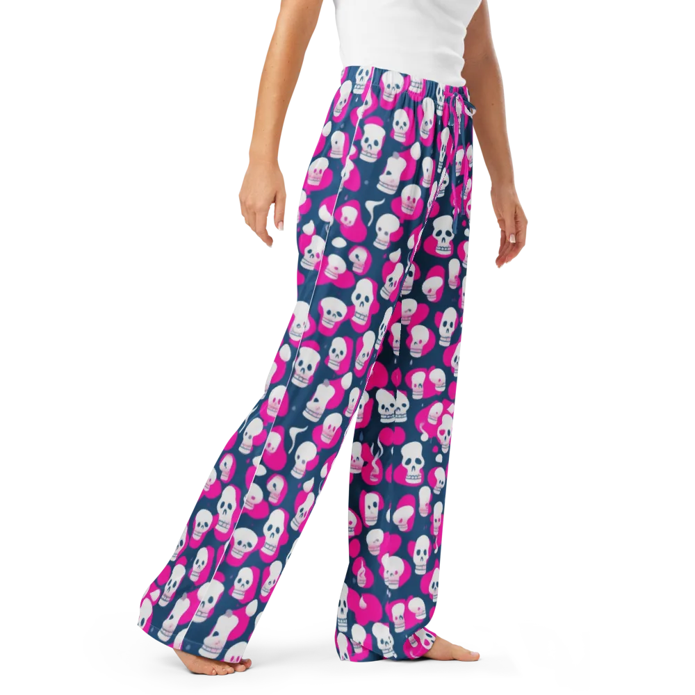 Pink Requiem on Women's Pajama Pants — Right Front