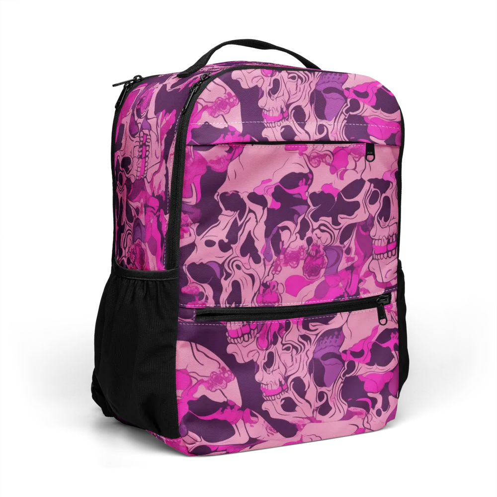 Fuchsia Afterlife on Utility Backpack — Right Front