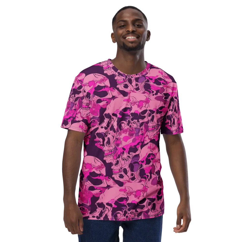 Fuchsia Afterlife on Men's Crew Neck T-Shirt — Front
