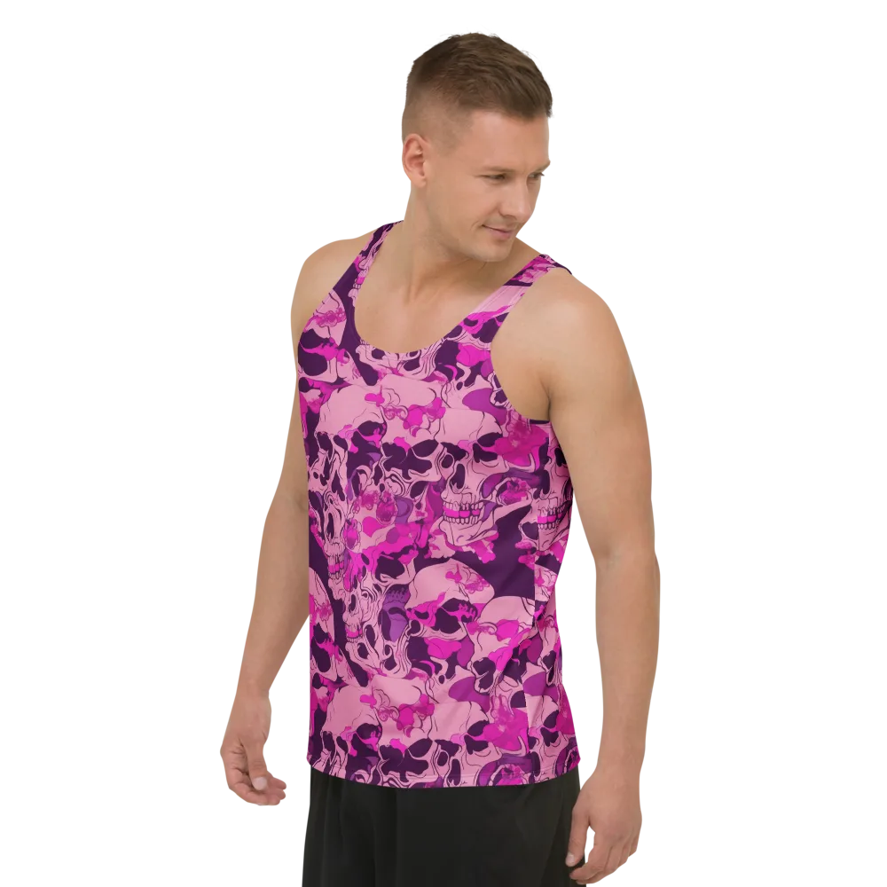 Fuchsia Afterlife on Men's Tank Top — Left Front