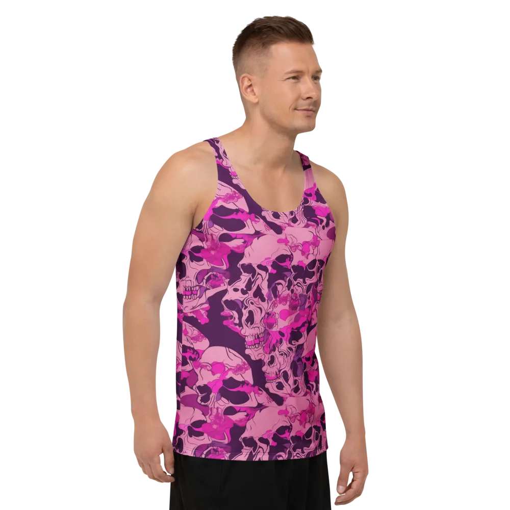 Fuchsia Afterlife on Men's Tank Top — Right Front