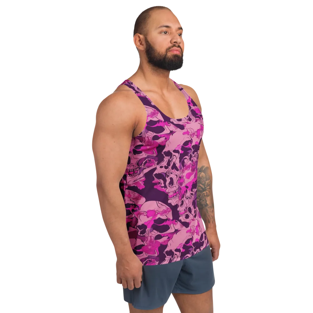 Fuchsia Afterlife on Men's Tank Top — Right Front