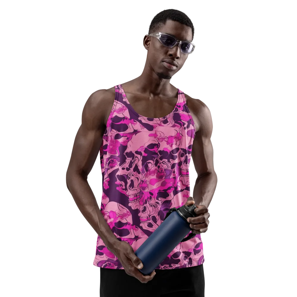 Fuchsia Afterlife on Men's Tank Top — Front