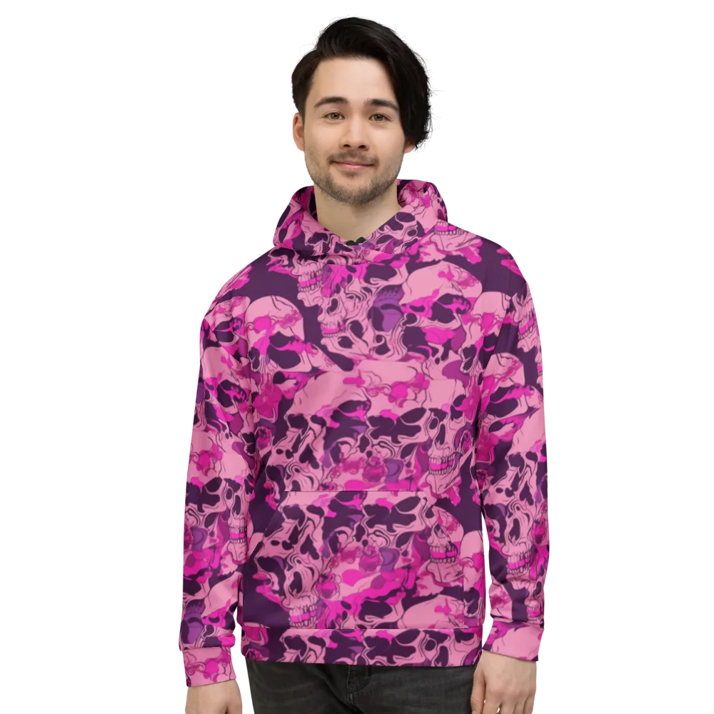 Fuchsia Afterlife on Hoodie — Front