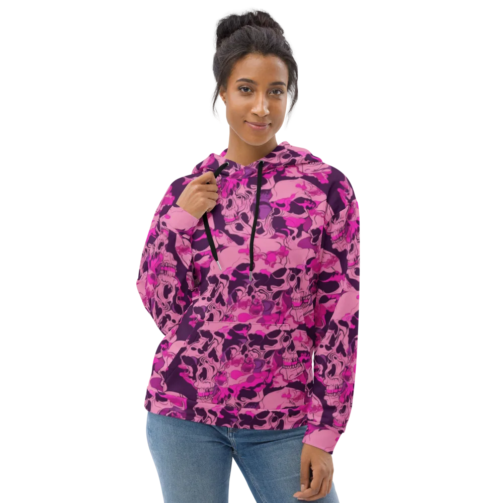 Fuchsia Afterlife on Hoodie — Front