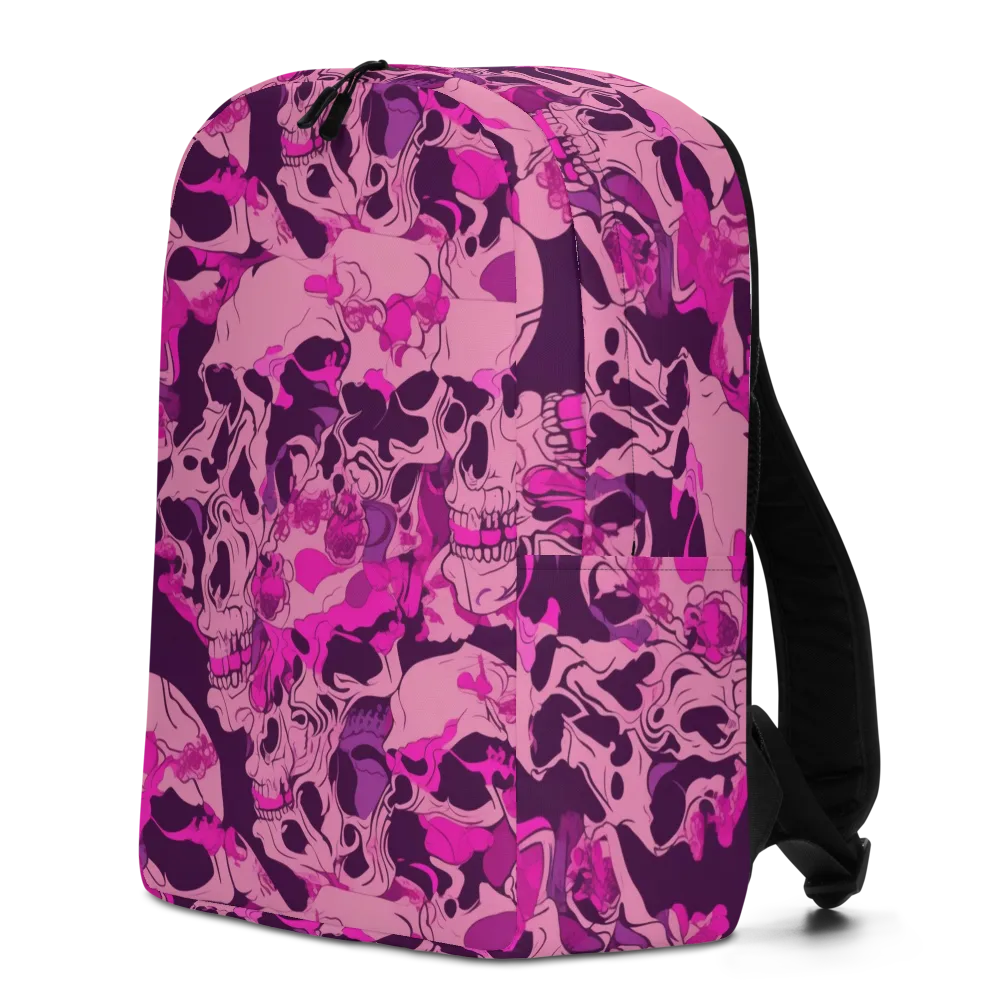 Fuchsia Afterlife on Minimalist Backpack — Left