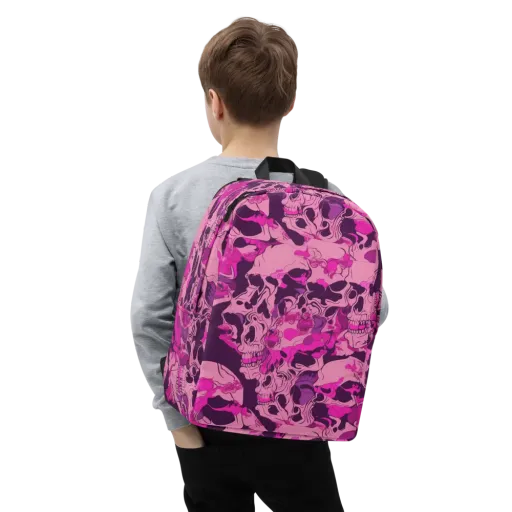 Fuchsia Afterlife on a Minimalist Backpack