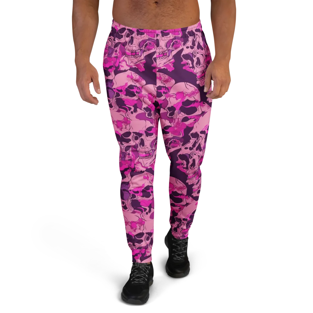 Fuchsia Afterlife on Men's Joggers — Front