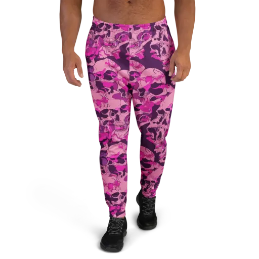 Fuchsia Afterlife on a Men's Joggers