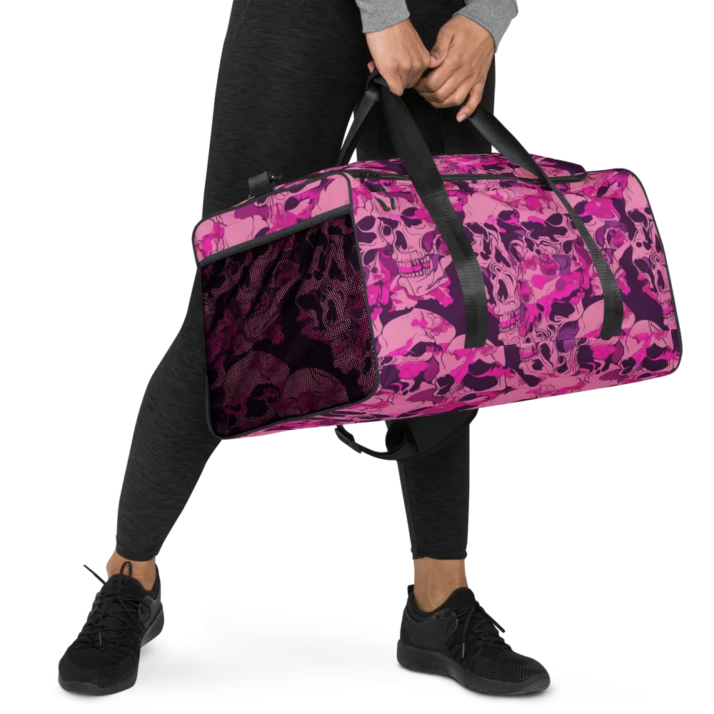 Fuchsia Afterlife on Duffle Bag — Right Front