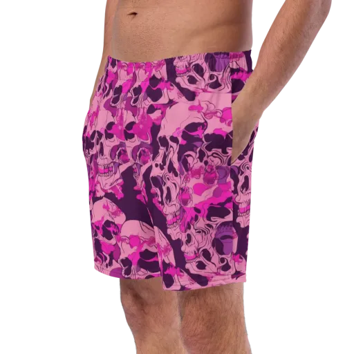 Fuchsia Afterlife on a Swim Trunks