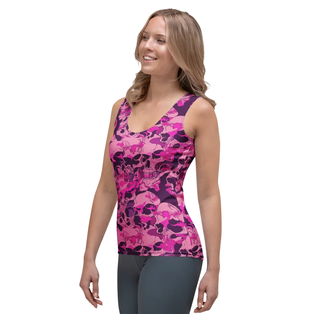 Fuchsia Afterlife on Women's Tank Top — Left Front