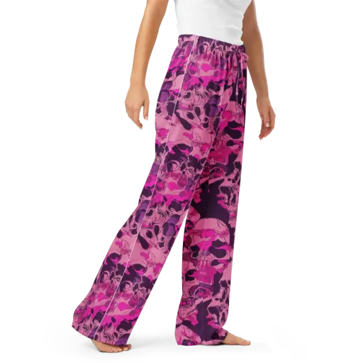 Fuchsia Afterlife on a Women's Pajama Pants