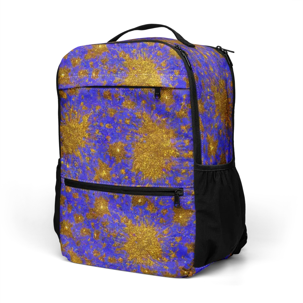 Cobalt Gold Rush on Utility Backpack — Left Front