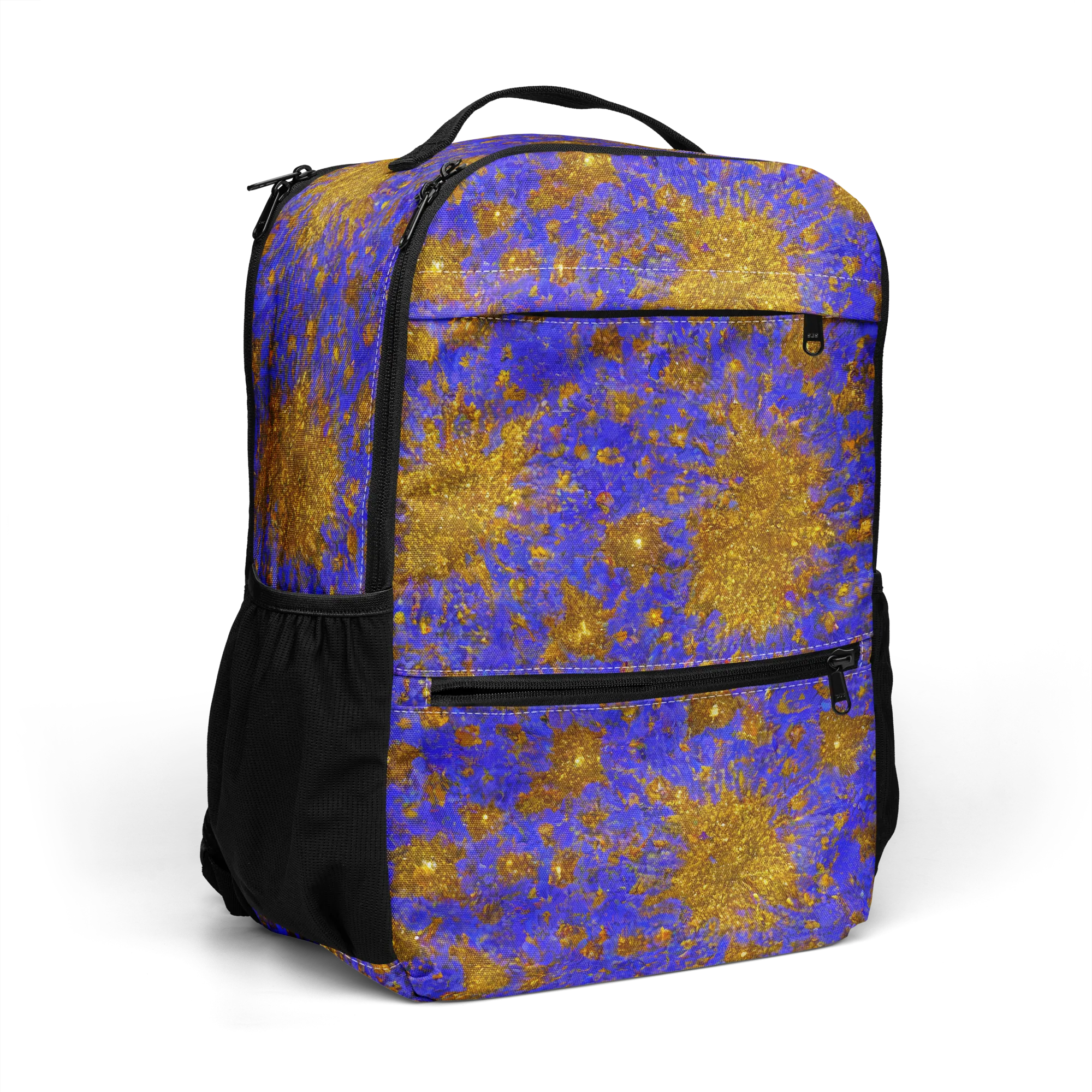 Cobalt Gold Rush on Utility Backpack — Right Front