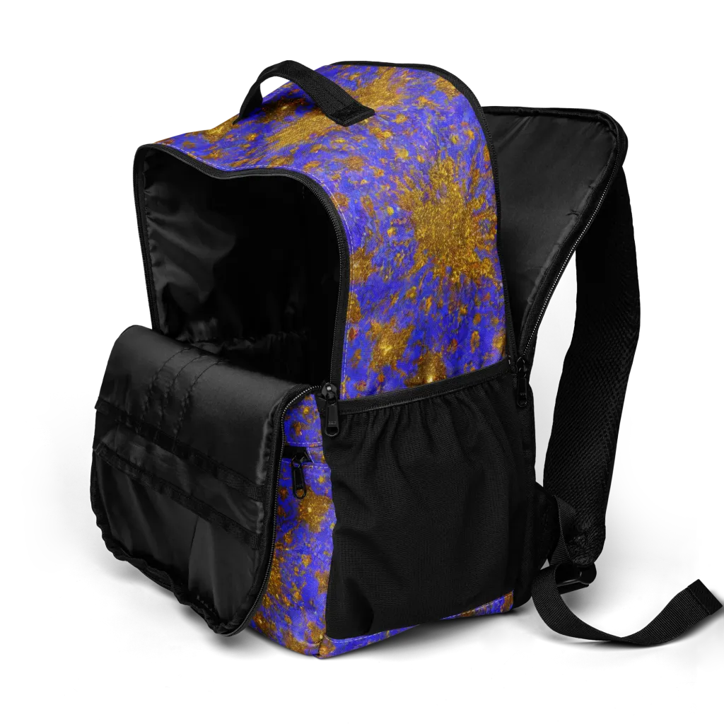 Cobalt Gold Rush on Utility Backpack — Product details 2