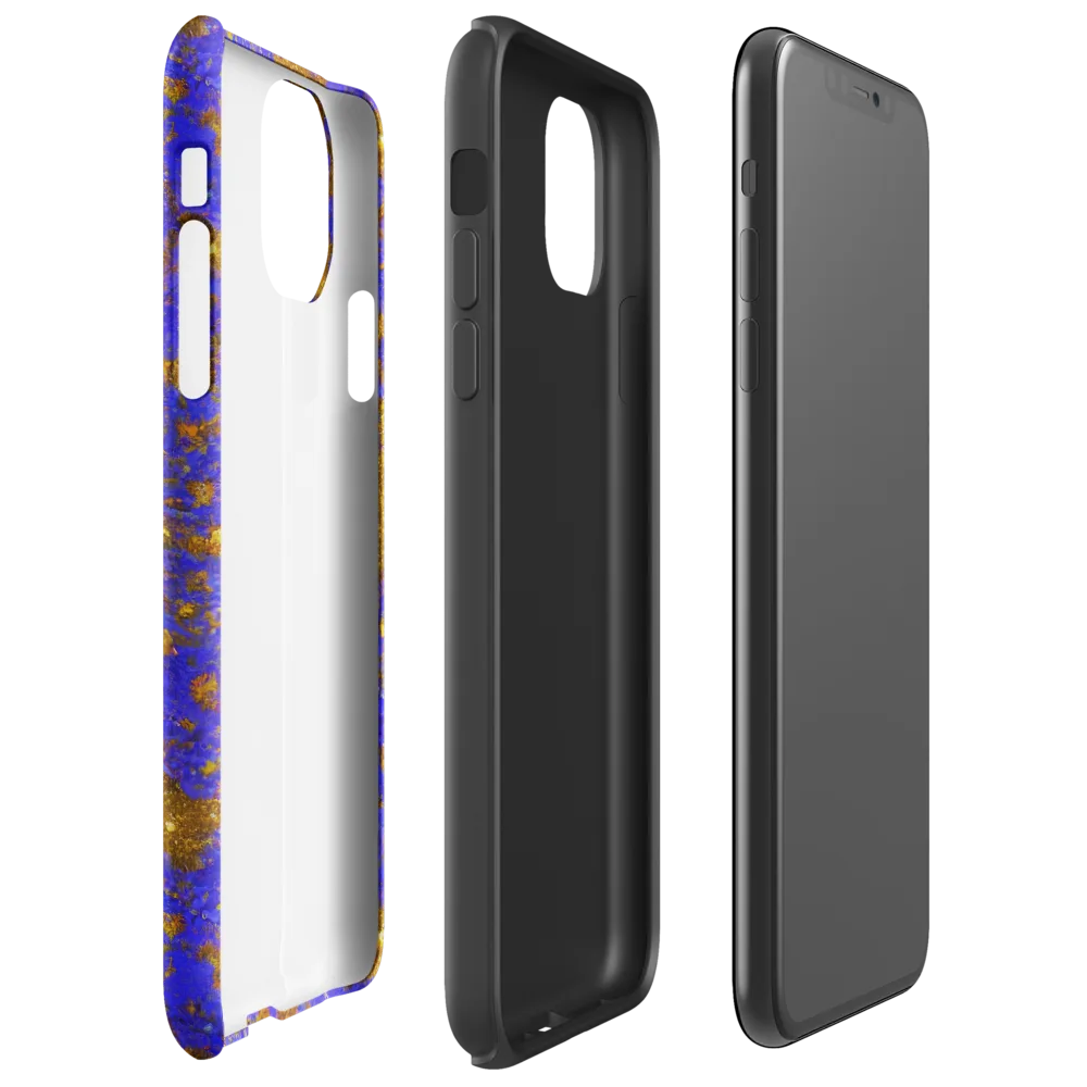 Cobalt Gold Rush on Tough Case for iPhone® — Right