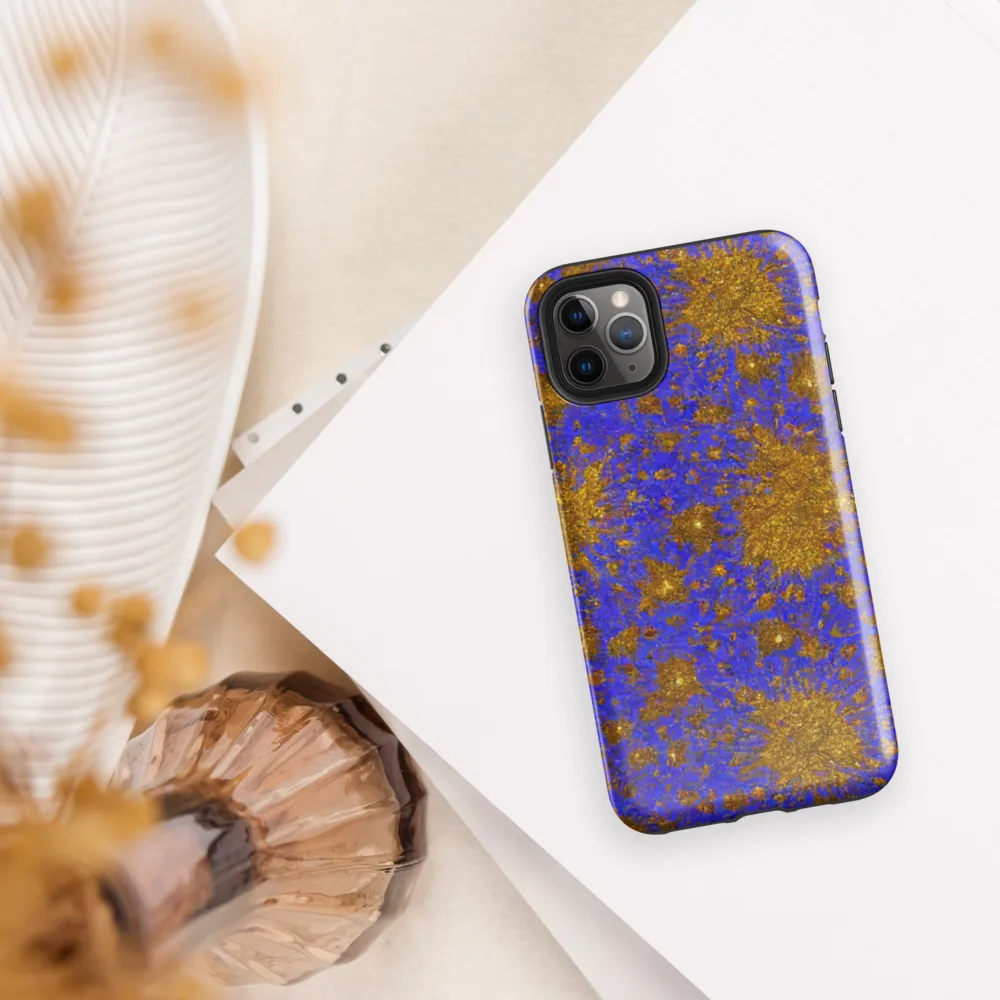 Cobalt Gold Rush on Tough Case for iPhone® — Front