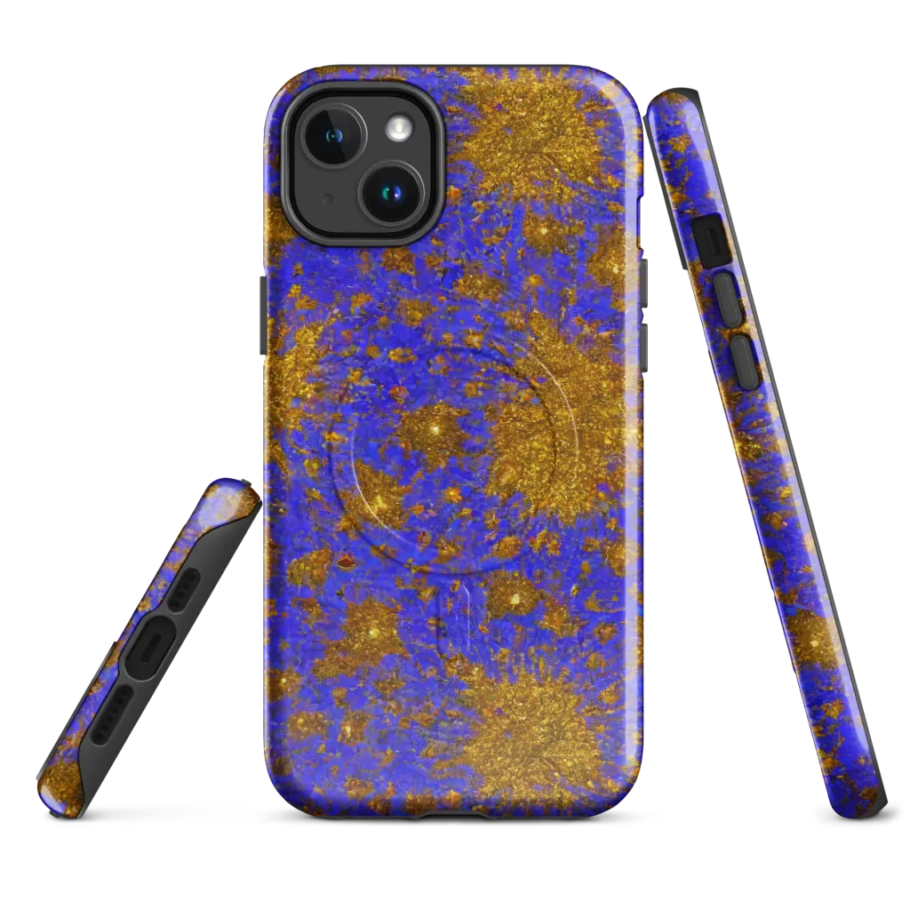 Cobalt Gold Rush on MagSafe Tough Case for iPhone® — Front