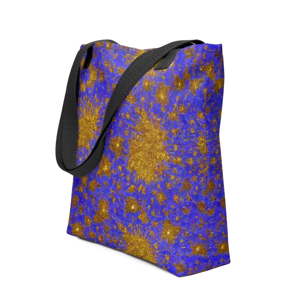 Cobalt Gold Rush on Tote Bag — Front