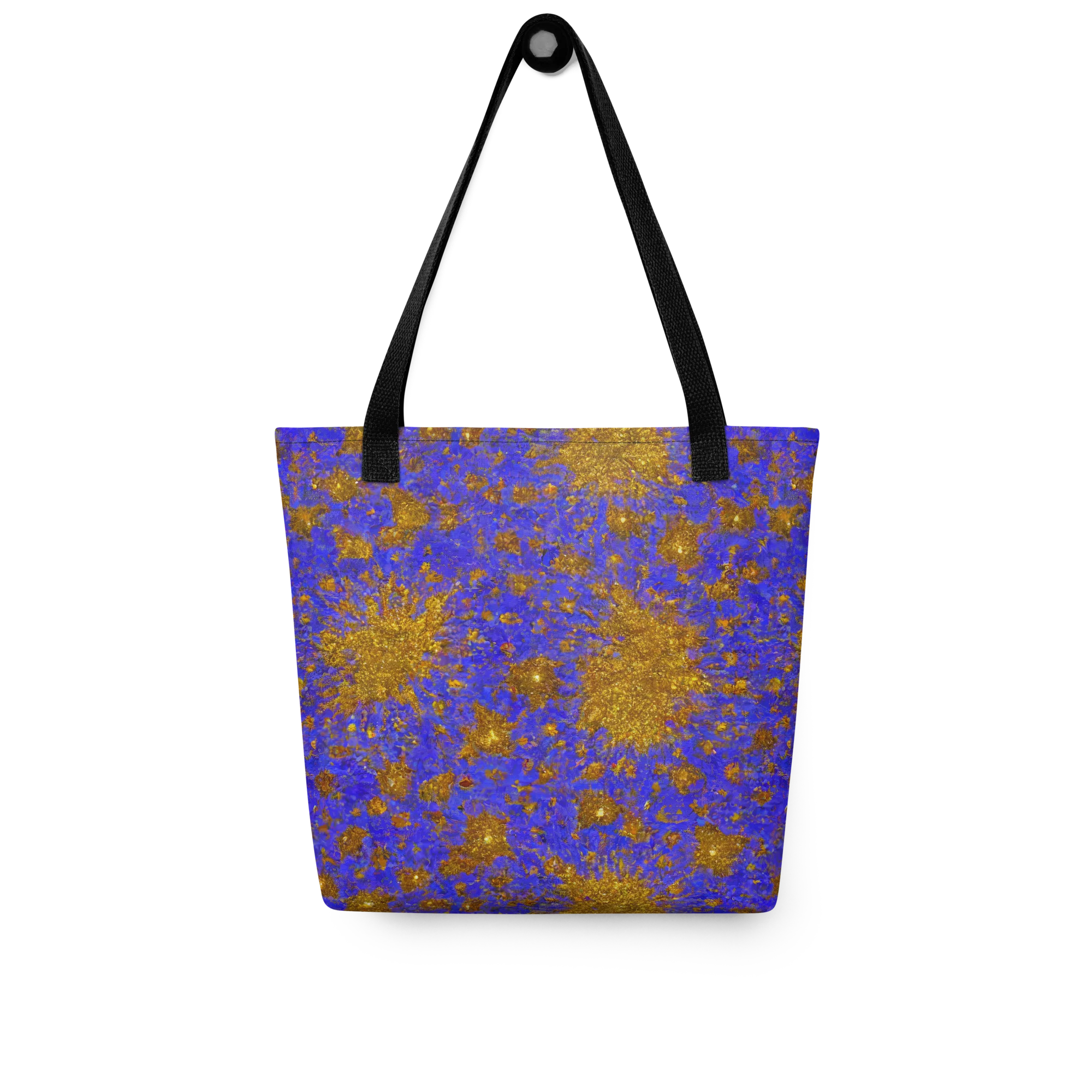 Cobalt Gold Rush on Tote Bag — Front