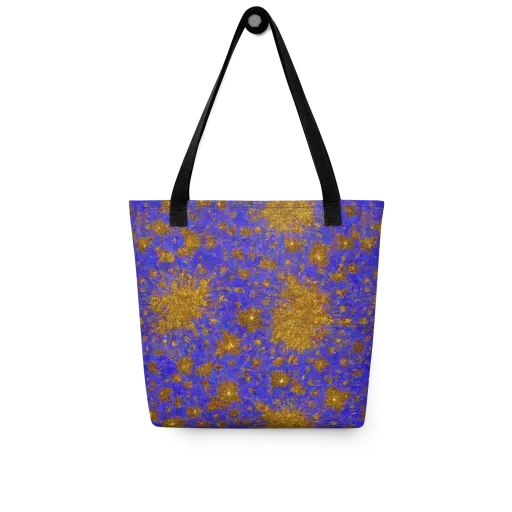 Cobalt Gold Rush on a Tote Bag