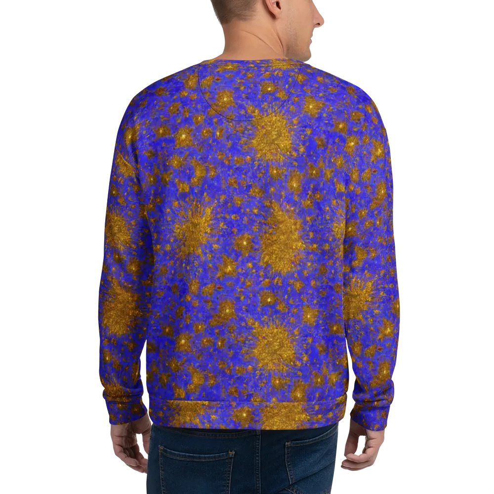 Cobalt Gold Rush on Sweatshirt — Back