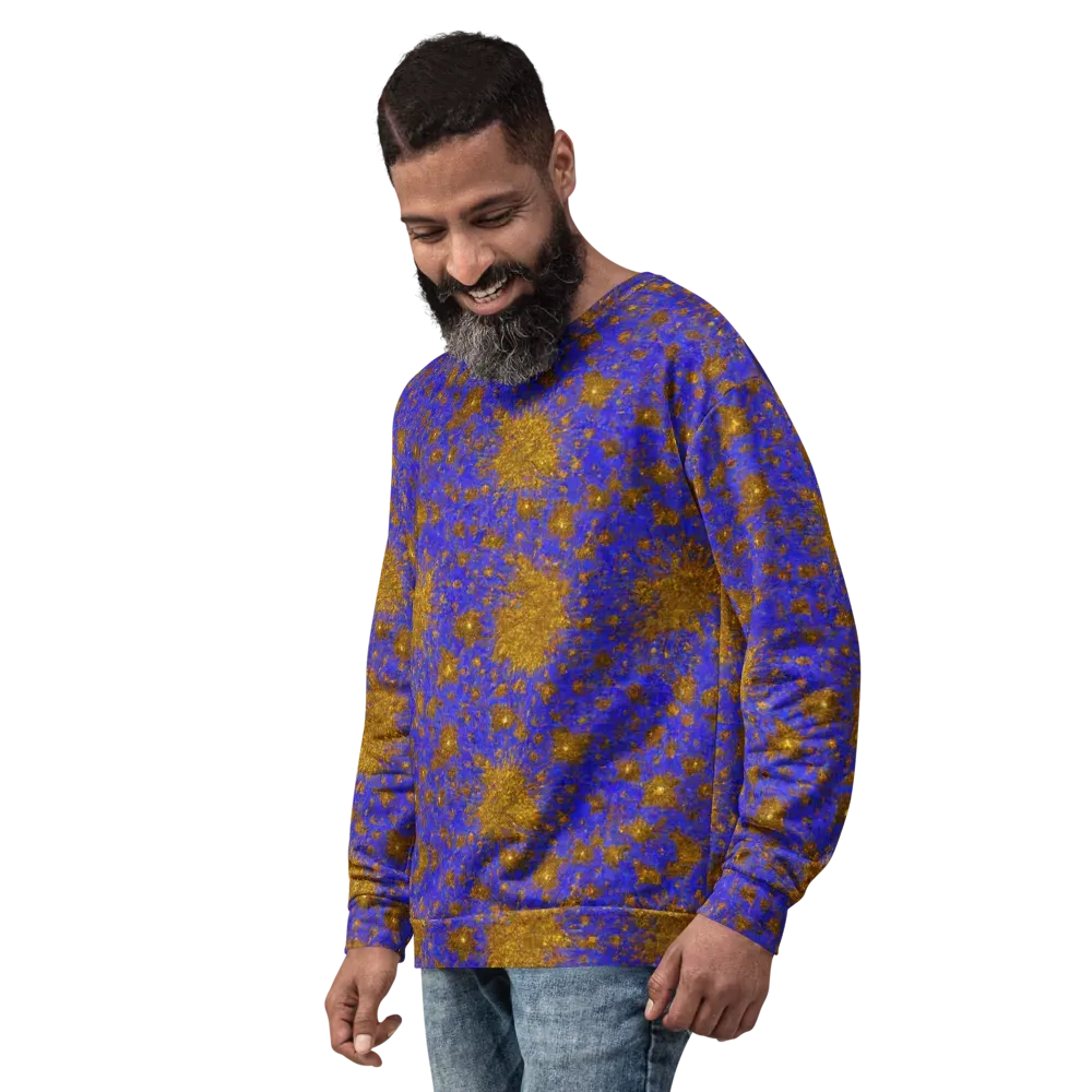 Cobalt Gold Rush on Sweatshirt — Left Front
