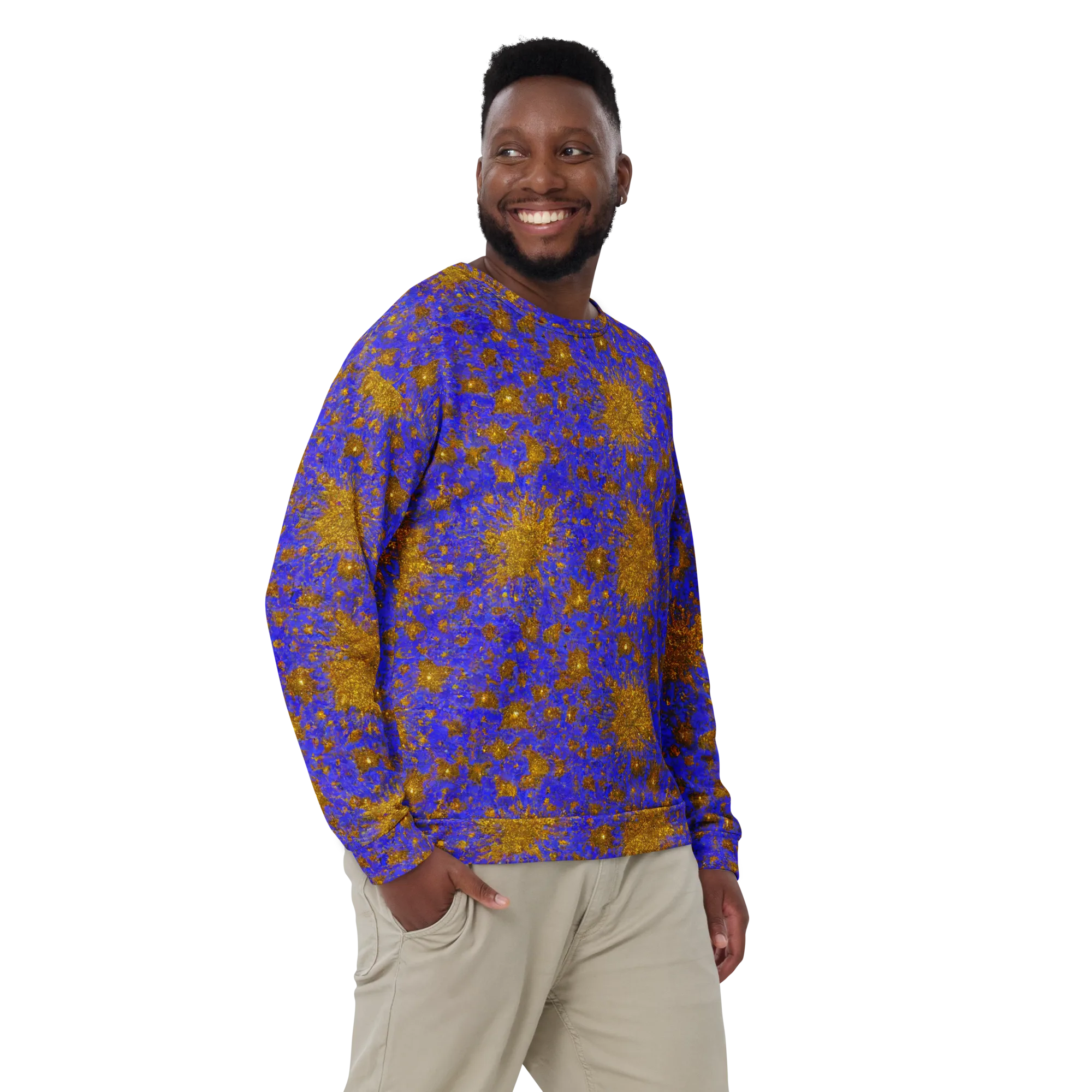 Cobalt Gold Rush on Sweatshirt — Front