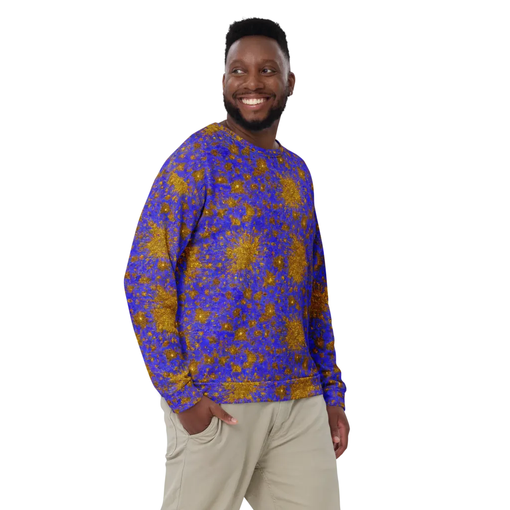 Cobalt Gold Rush on Sweatshirt — Front