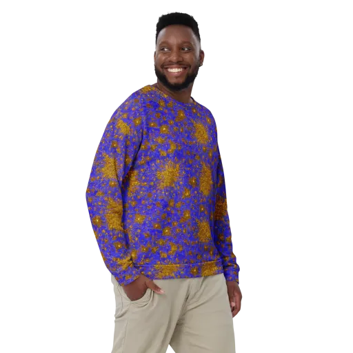 Cobalt Gold Rush on a Sweatshirt