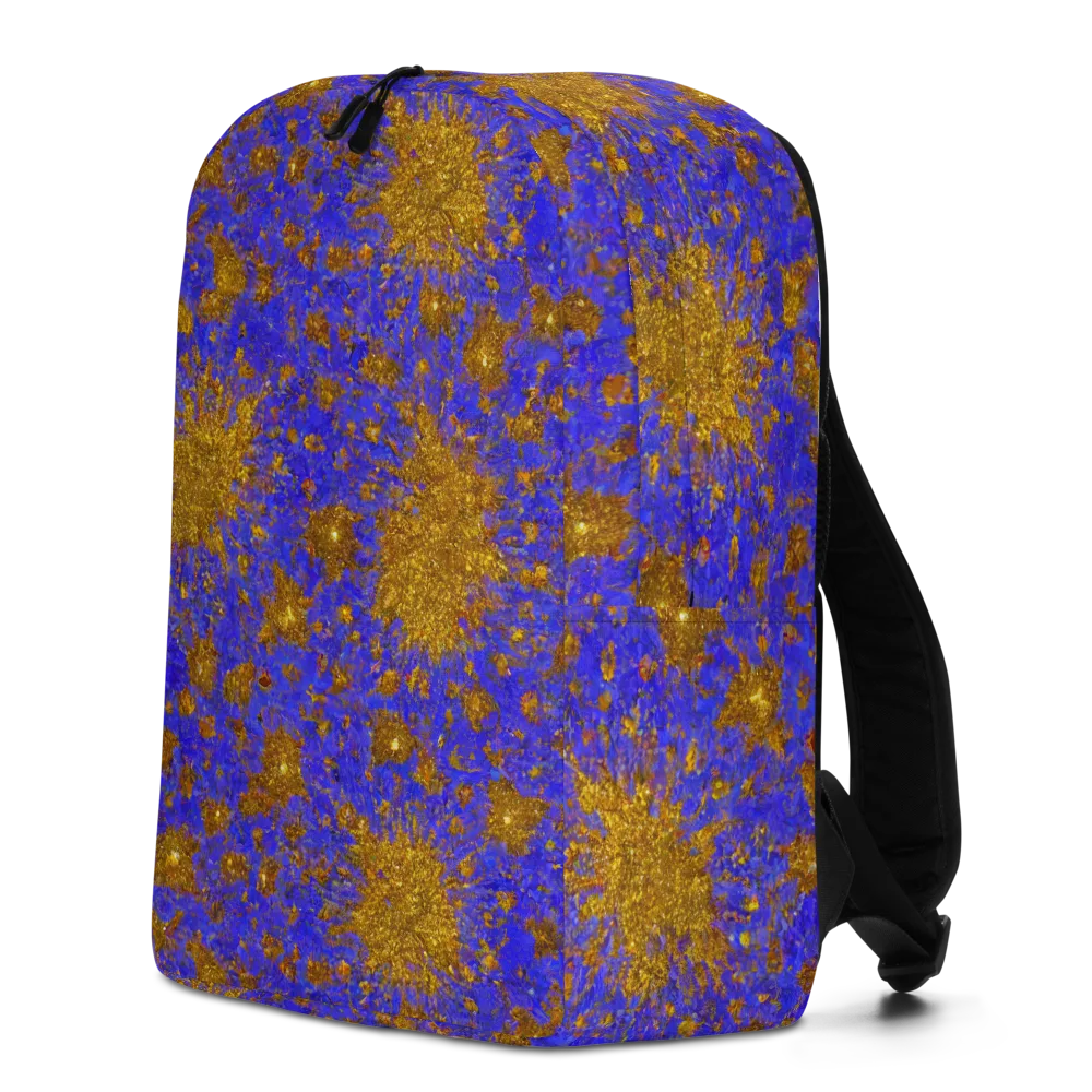 Cobalt Gold Rush on Minimalist Backpack — Left