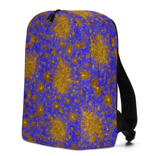 Cobalt Gold Rush on a Minimalist Backpack