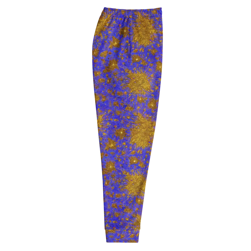 Cobalt Gold Rush on Men's Joggers — Right