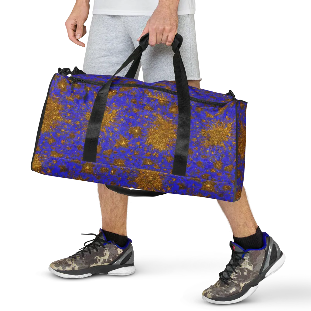Cobalt Gold Rush on Duffle Bag — Front