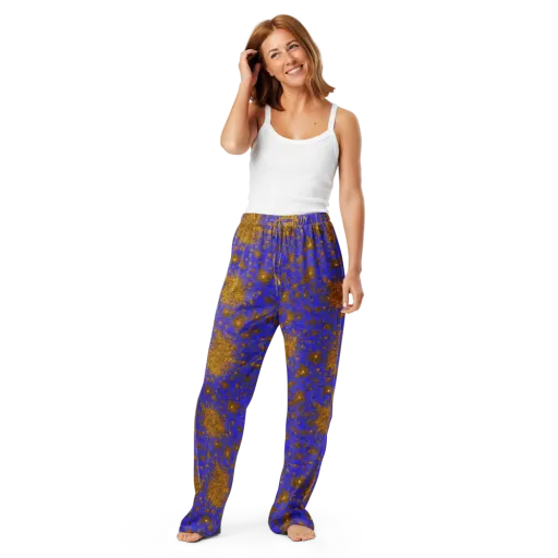 Cobalt Gold Rush on a Women's Pajama Pants