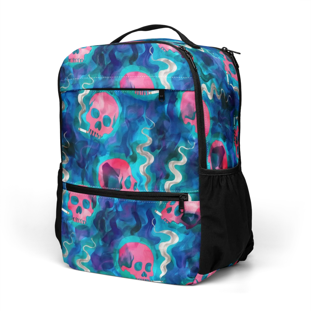 Neon Mourning on Utility Backpack — Left Front