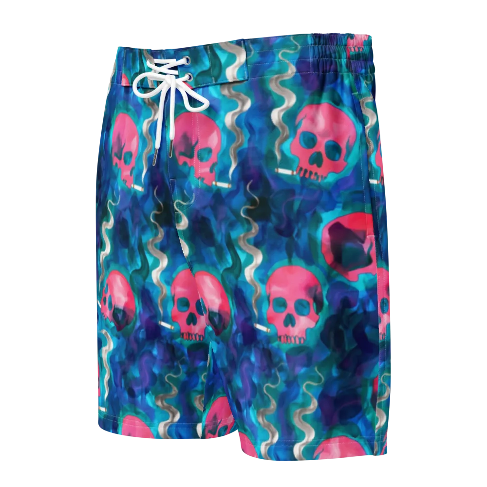 Neon Mourning on Men's Board Shorts — Front