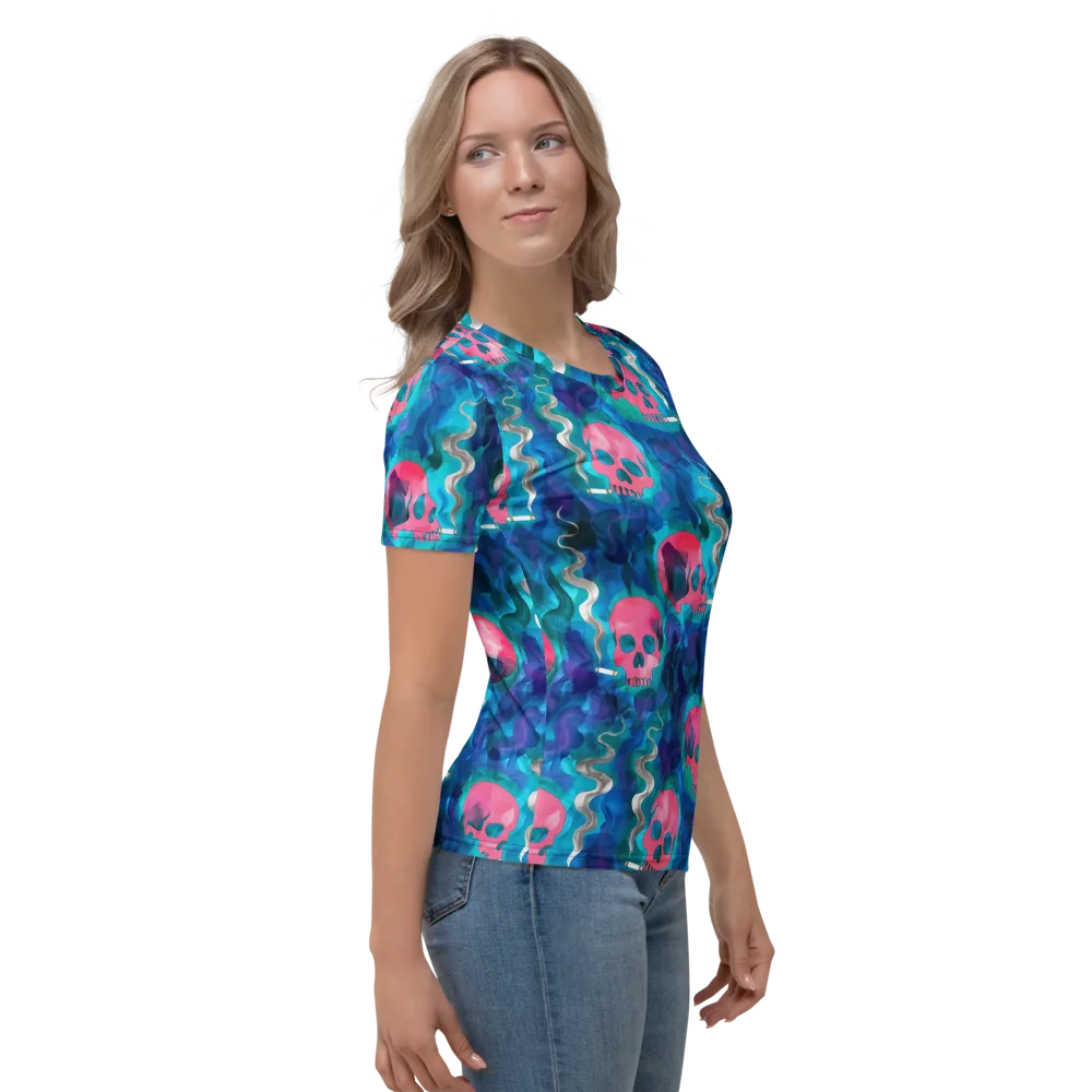 Neon Mourning on Women's Crew Neck T-Shirt — Right